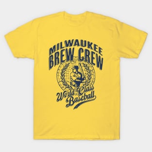 Vintage BREW CREW World Class Baseball T-Shirt